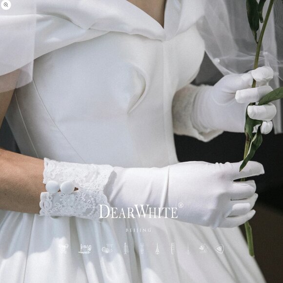 Bridal gloves - Picture 3 of 8